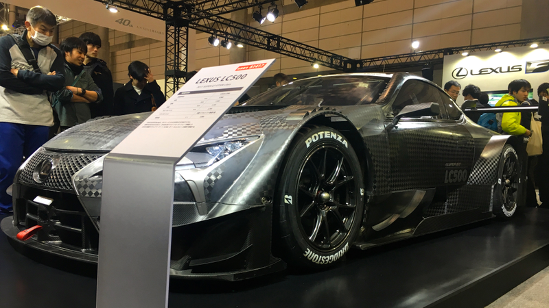 Illustration for article titled Lexus Brought Carbon Fiber Race Cars And Nothing Else To Tokyo Auto Salon